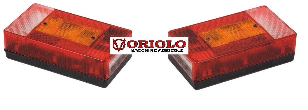 FANALE DX POSTERIORE A 5 FUNZIONI, PER MOTRICI E RIMORCHI