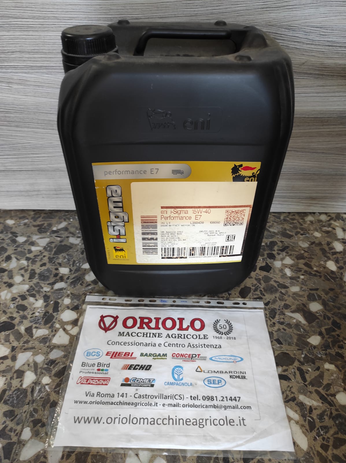 OLIO MOTORE 15W-40