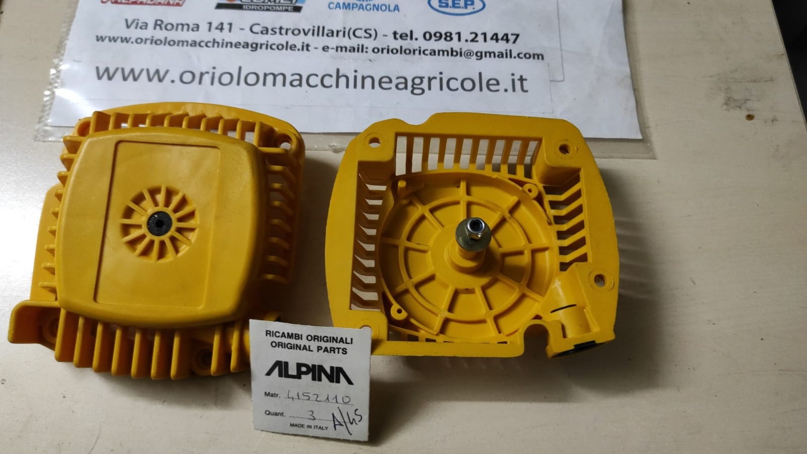 COPERCHIO MOLLA AVVIAMENTO A 40 A 41 A 45