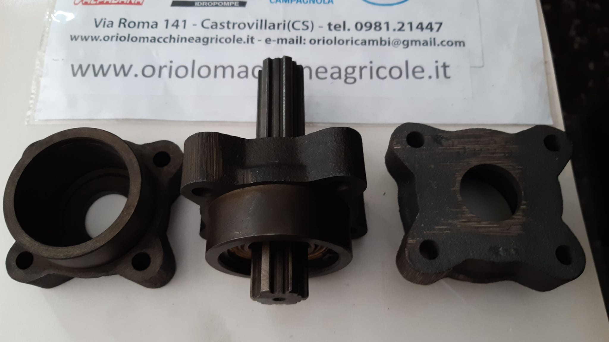 FLANGIA COMPLETA PER ALBERO PRESA DI FORZA
