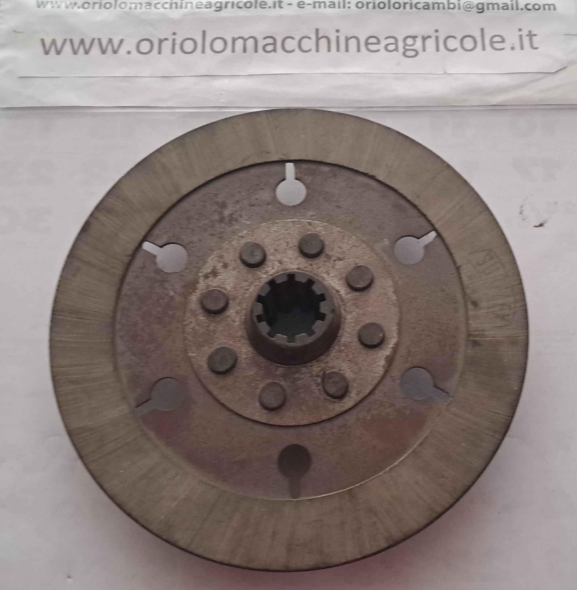 DISCO FRIZIONE 10 CAVE  PER TRATTORE E FALCIATRICE