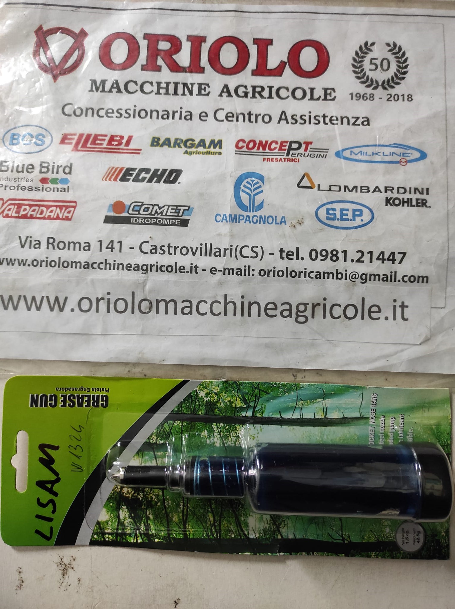 INGRASSATORE PER ABBACCHIATORE SWING