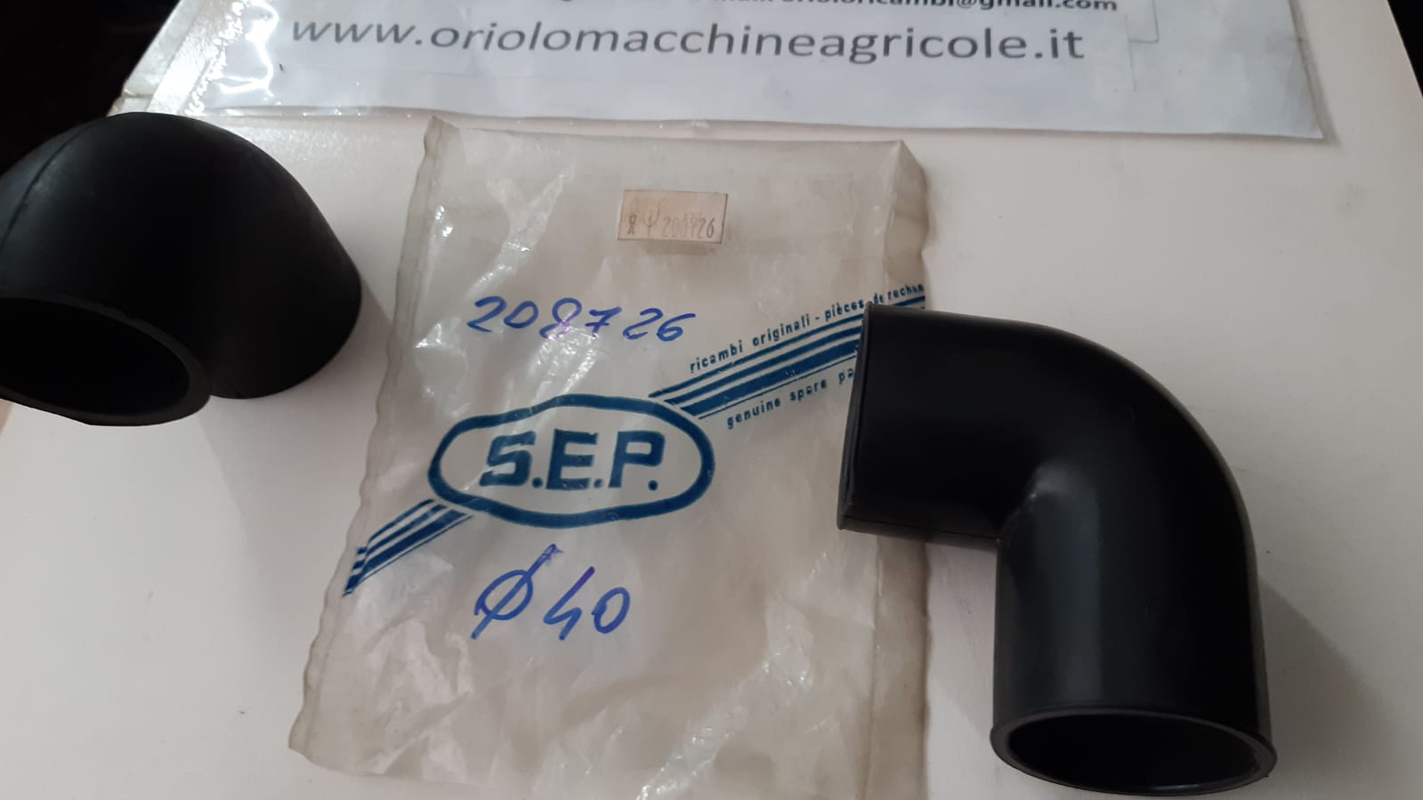 MANICOTTO FILTRO ARIA A CURVA