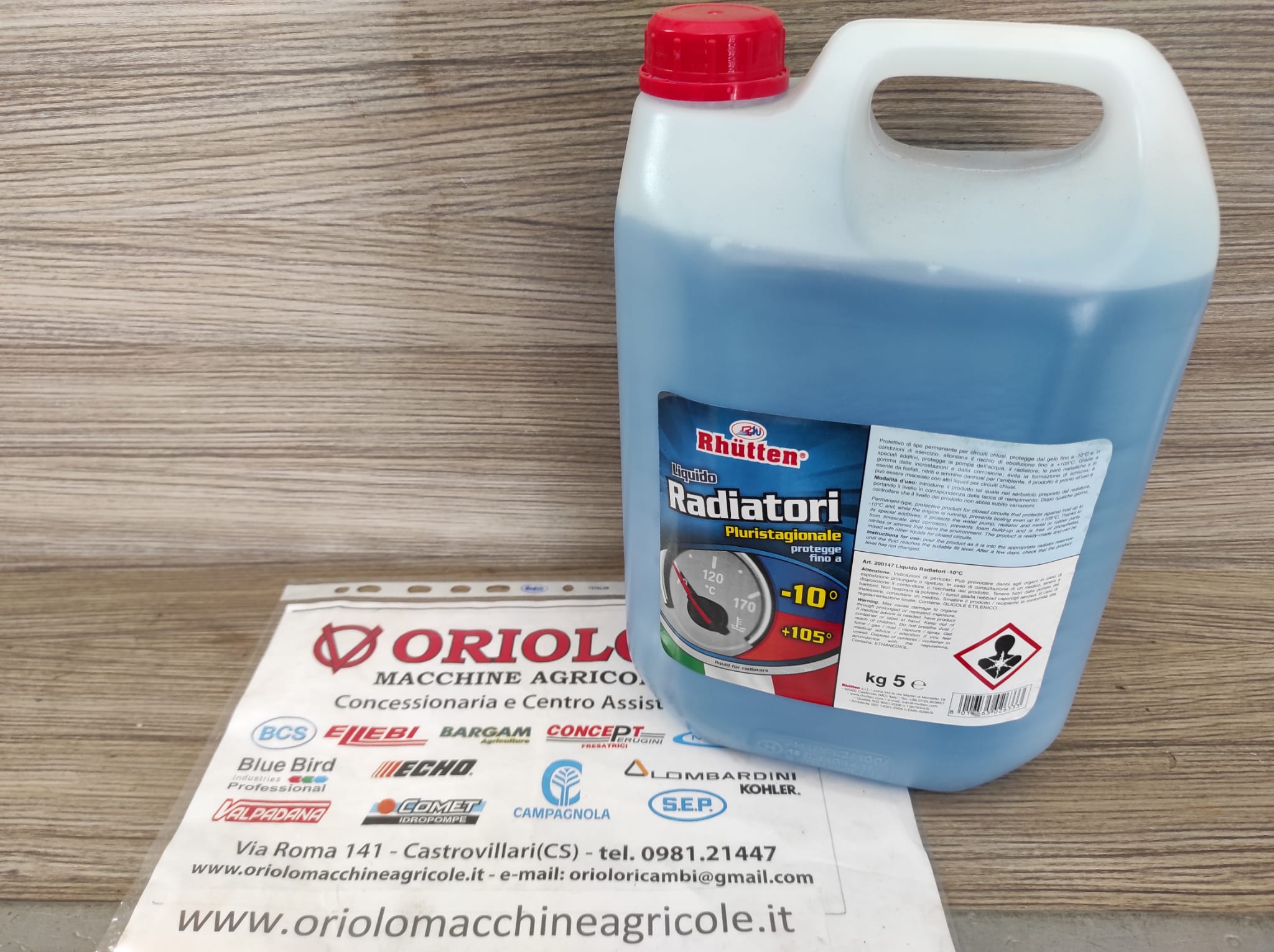 LIQUIDO PER RADIATORE 5 Kg