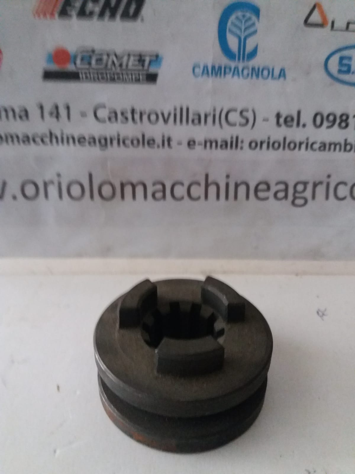 Terminale a forcella giallo - Isolato - Confezione da 100