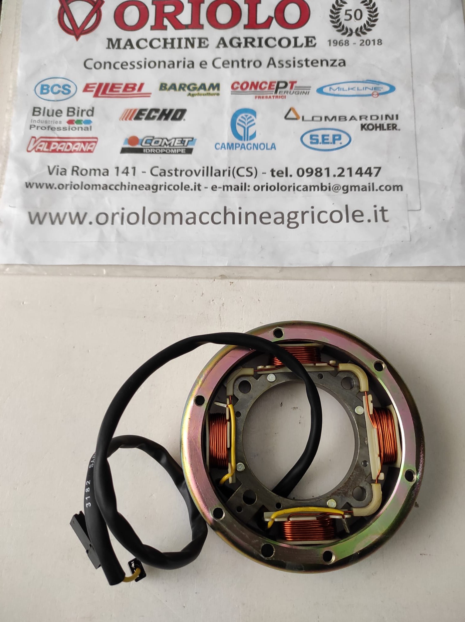 ALTERNATORE LOMBARDINI 2 FILI 4 INDOTTI