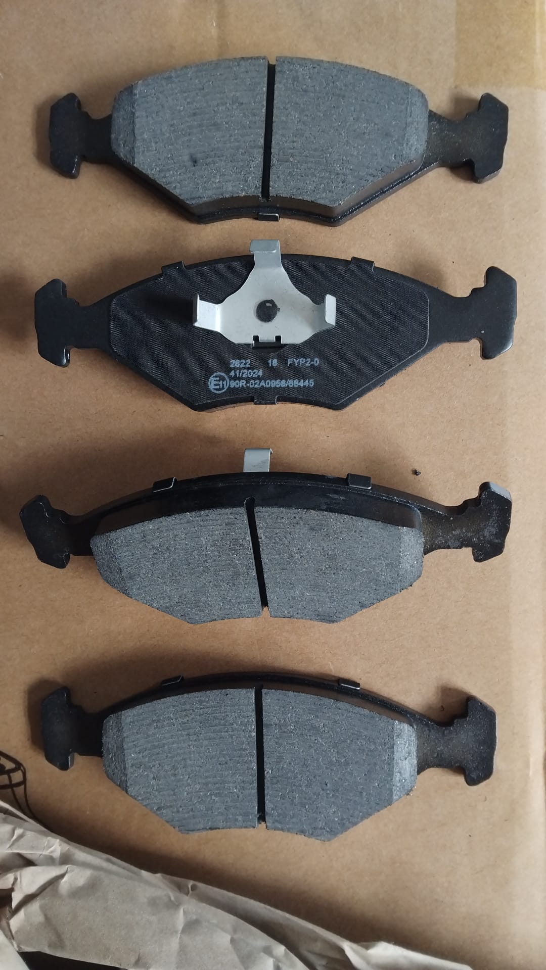 PATTINI FRENO KIT  x DISCO D.240x12 PER COMACA MINIPANTERA / RAMBO