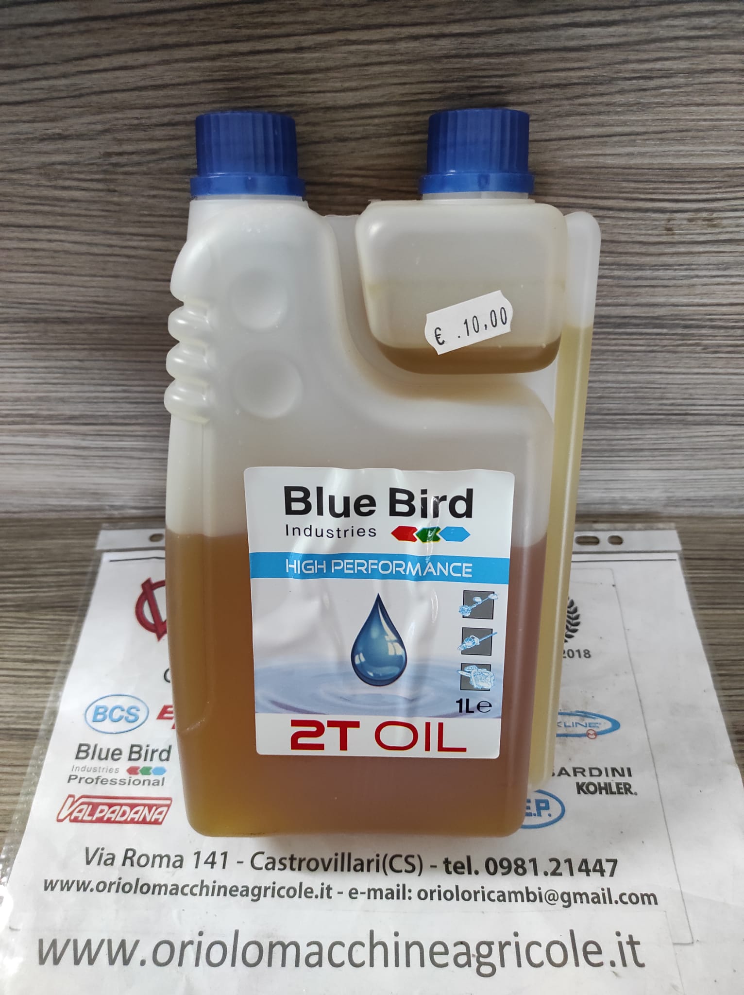 Olio Catena Blue Bird tanica da lt. 1 