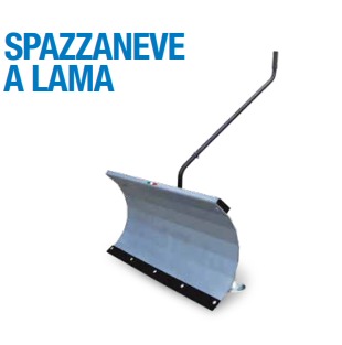 SPAZZANEVE A LAMA PER MOTOCOLTIVATORE